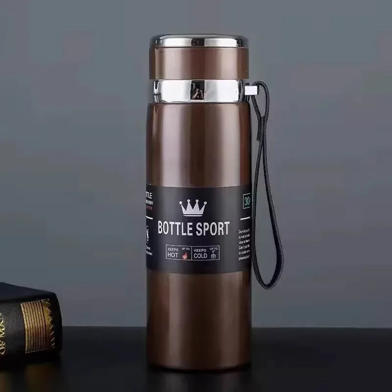 Garrafa térmica para água fria e quente