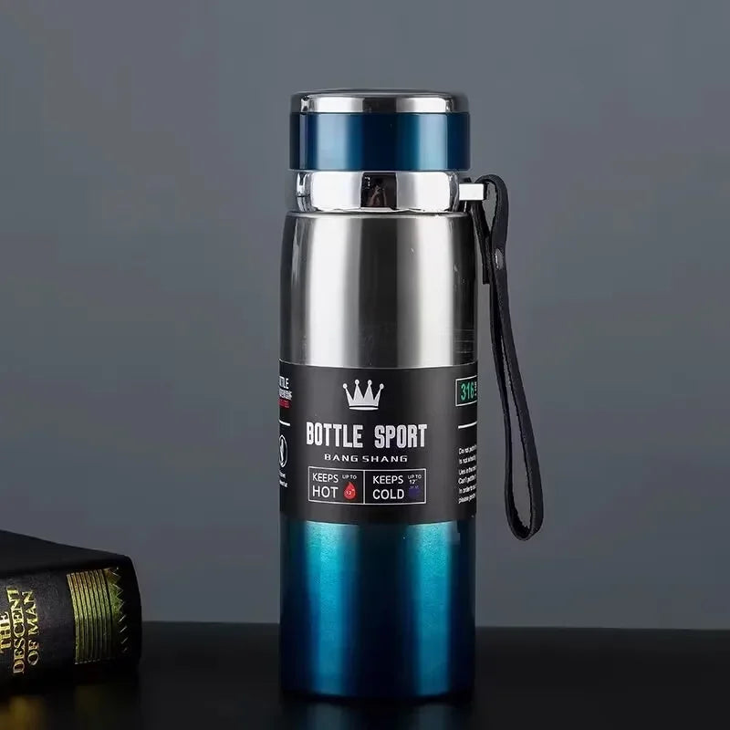 Garrafa térmica para água fria e quente