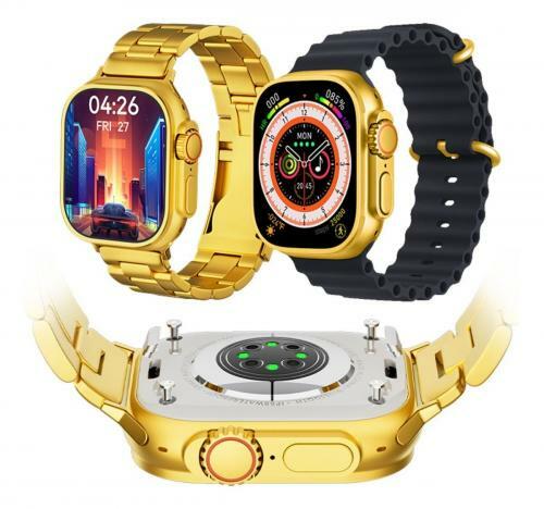 Smartwatch X8 Ultra Gold Com 2 Pulseiras