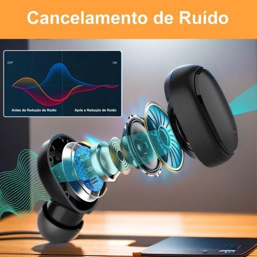 Fone De Ouvido Bluetooth 5.3 Airdots True Wireless